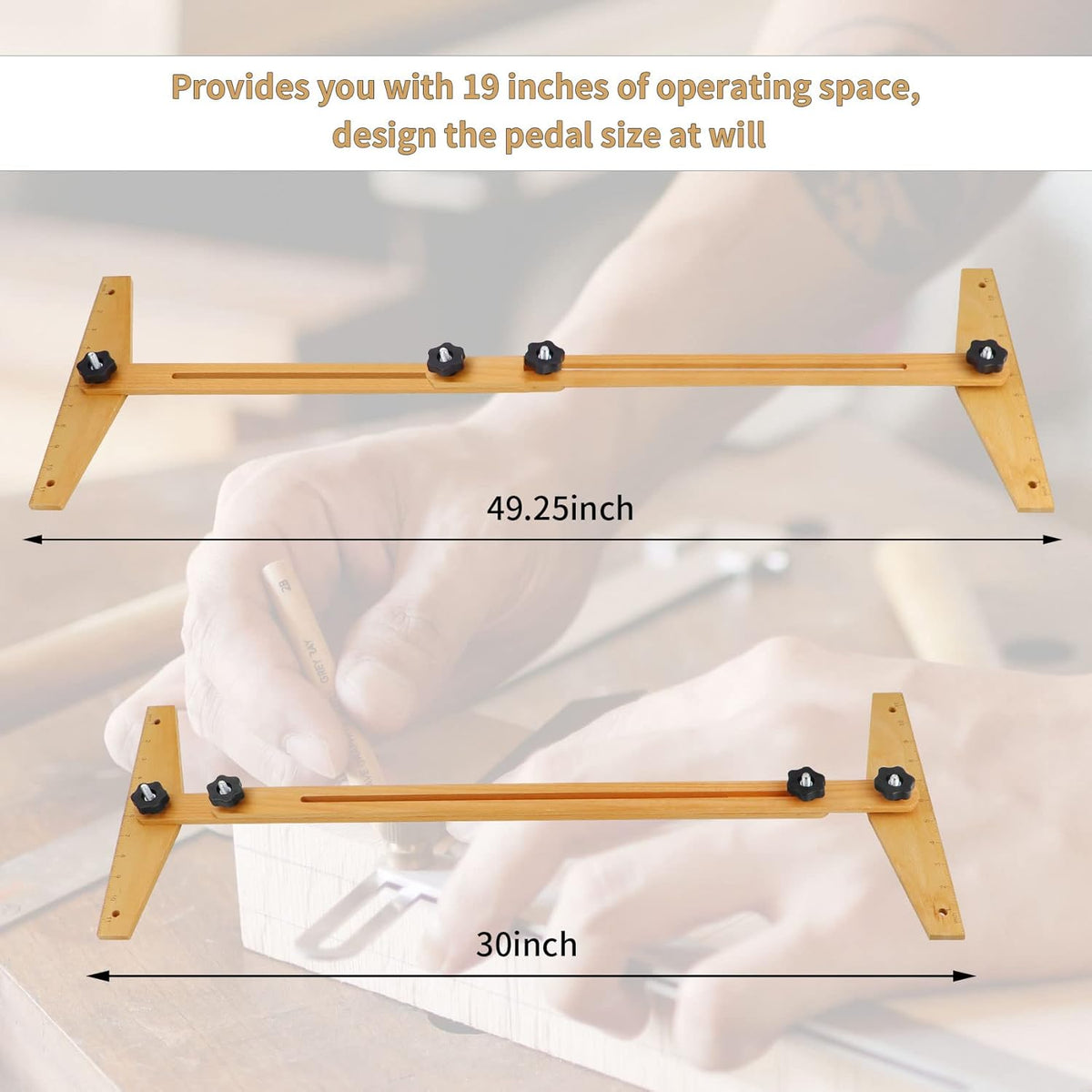 Adjustable Stair Tread Gauge Tool with Scale Pack of 2 Z7704