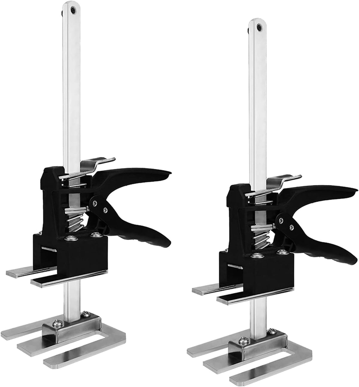 2 Packs Hand Jack, Cabinet Jack, Up to 223 lb, Height Adjustable 0.16-7.72 Inches L332492