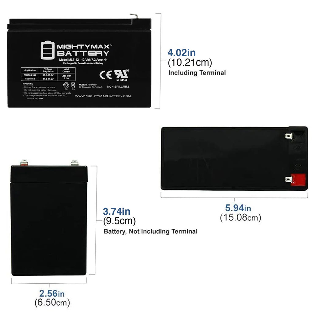 12 V 7.2AH Solar Panel N87182