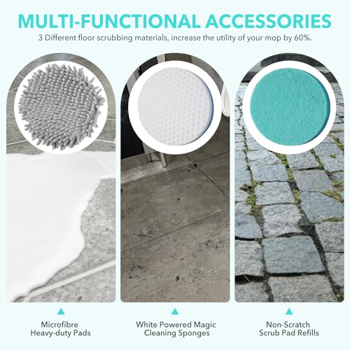 6 Packs Steam Mop Pads Replacement Washable Pad K963