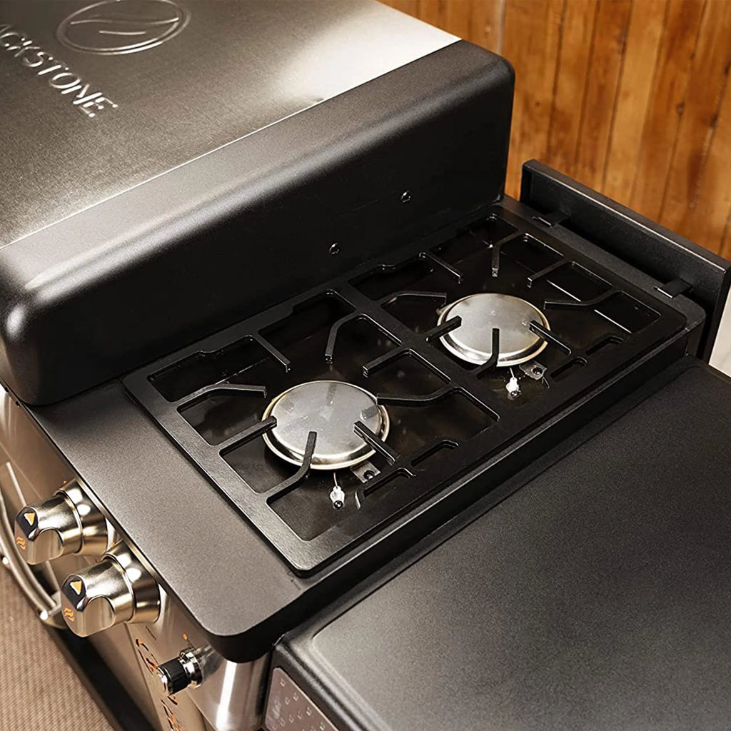 28 Inch 3 Burner Propane Griddle Cooking Station with Cabinets V24252