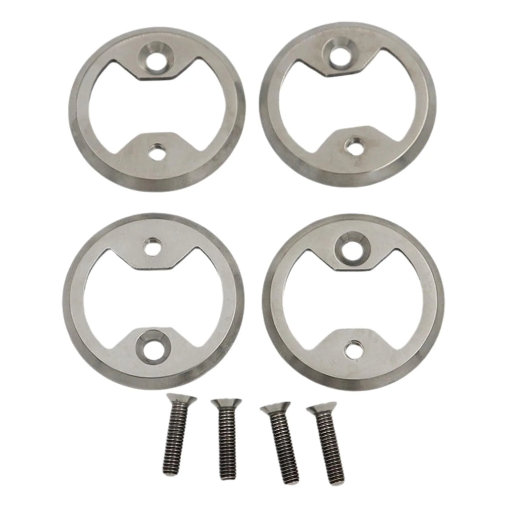 4x Bike Pedal Plate Bow Repair Parts with Screws Z496347