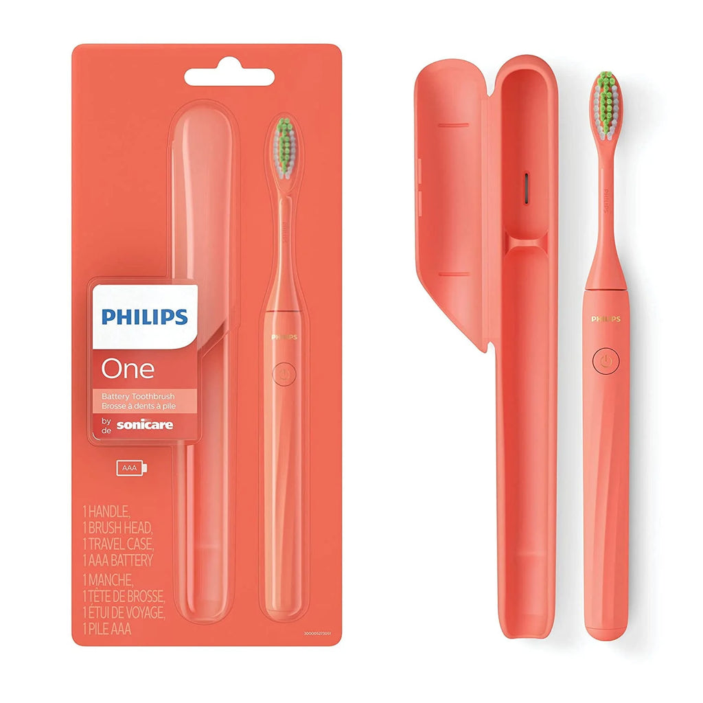 Coral Battery Toothbrush with Brush Heads D9709