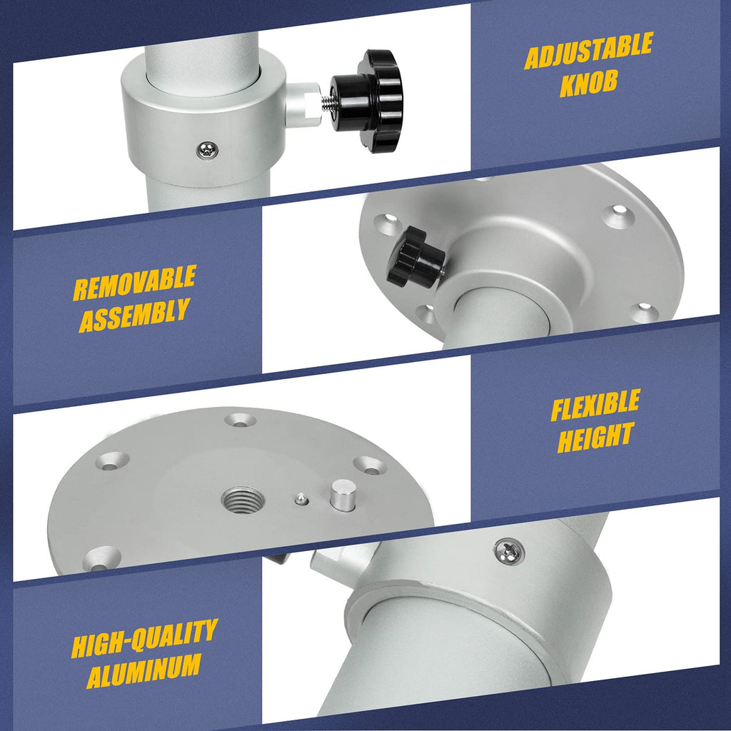Adjustable Detachable Table Pedestal Stand Base Kit H8934