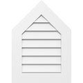 Peaked Top Surface Mount PVC Gable Vent P397