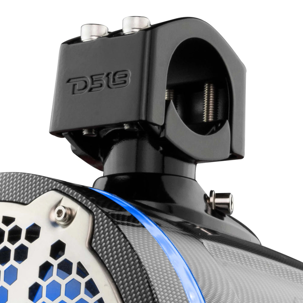 Black Carbon 8" 2-Way Wakeboard Pod Tower Speakers with RGB Lights I726158