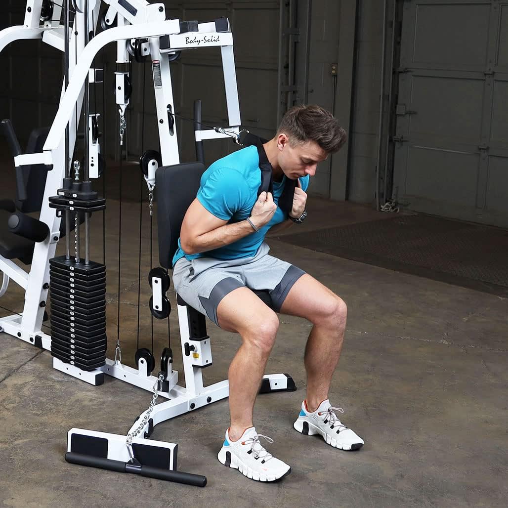 210 lbs Black Weight Stack Home Gym Machine K3102