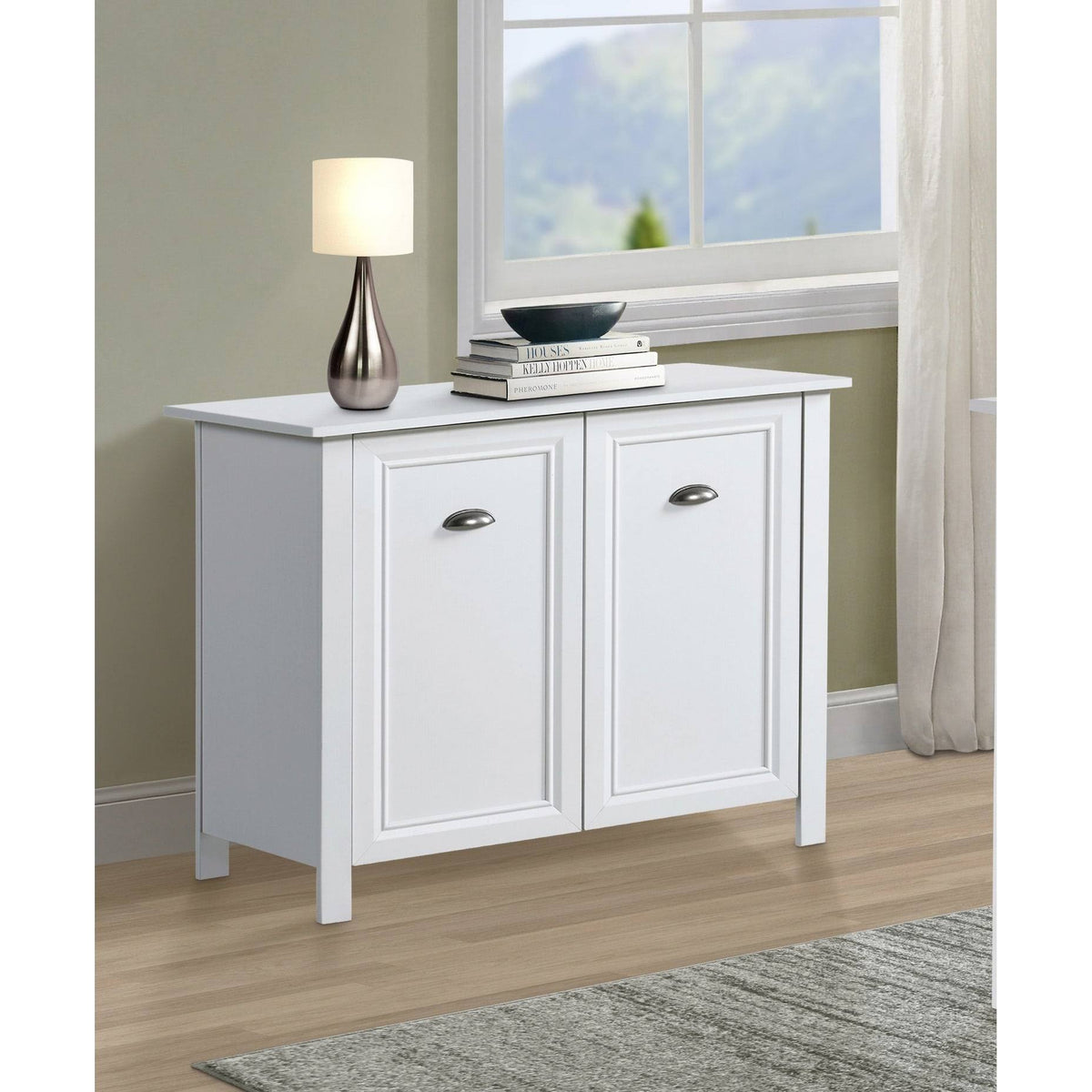 Espresso 2-Door Storage Cabinet S793