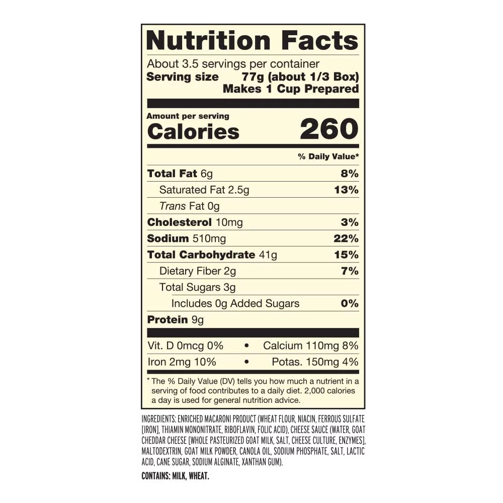White Cheddar Shells & Cheese 9.5oz Pack of 8 D634