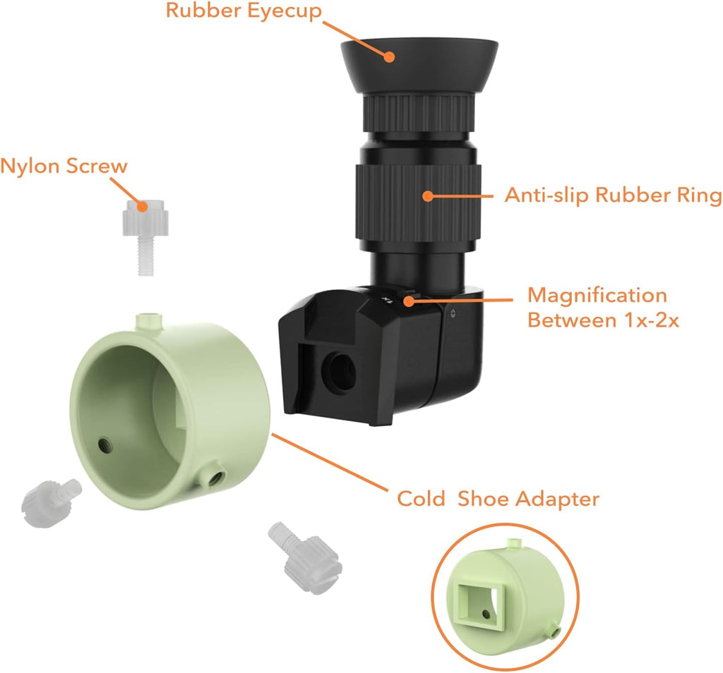 Right Angle Viewfinder with Adapter for Polar Scope V701203