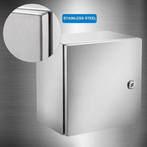 12 x 12 x 8'' NEMA 4X Steel Electrical Enclosure P203