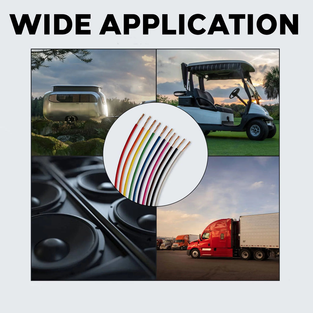 12 Gauge Automotive Primary Wire 4 Color 500ft C68193