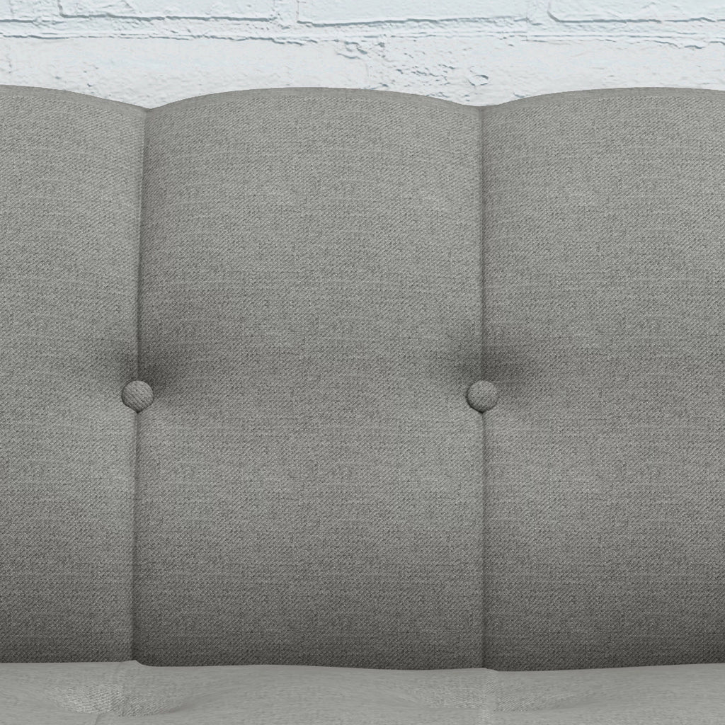 Gray Fabric Tufted Sofa Chat Set J987201