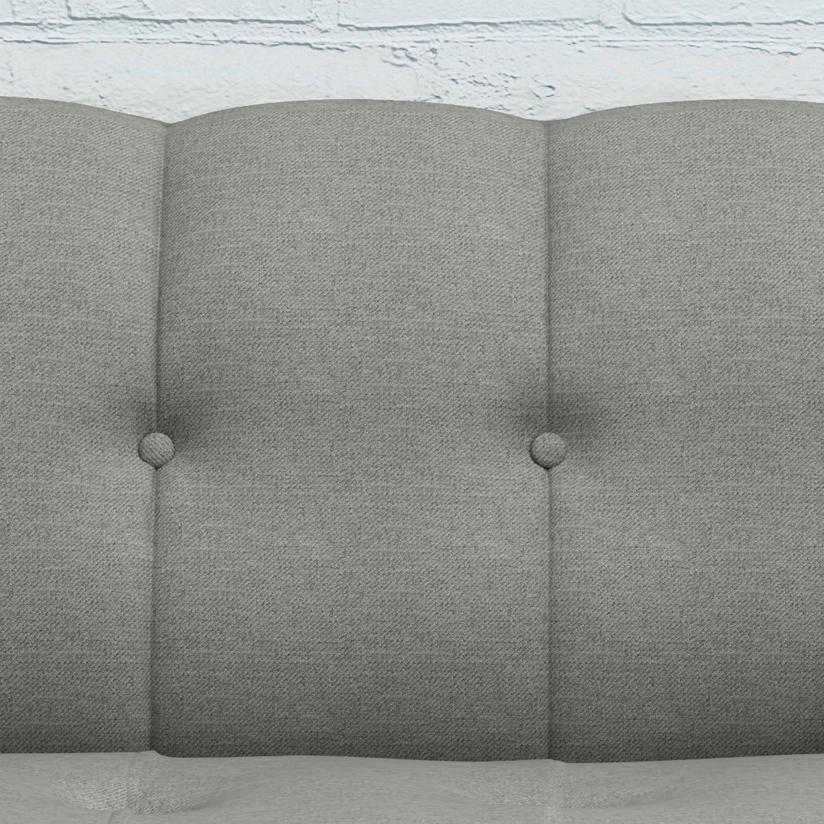 Gray Fabric Tufted Sofa Chat Set J987201
