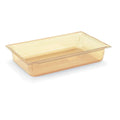 Amber Plastic High-Temperature Food Pan E20984