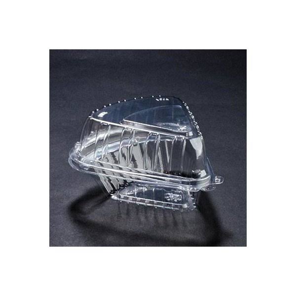 Clear Hinged Pie Wedge Container Case of 250 W203483