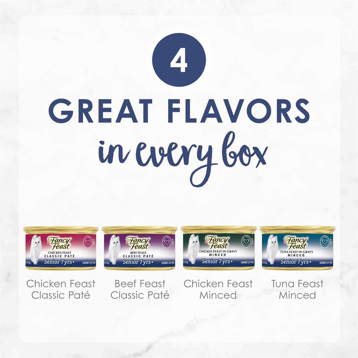 High Protein Senior Wet Cat Food Variety Pack N692627