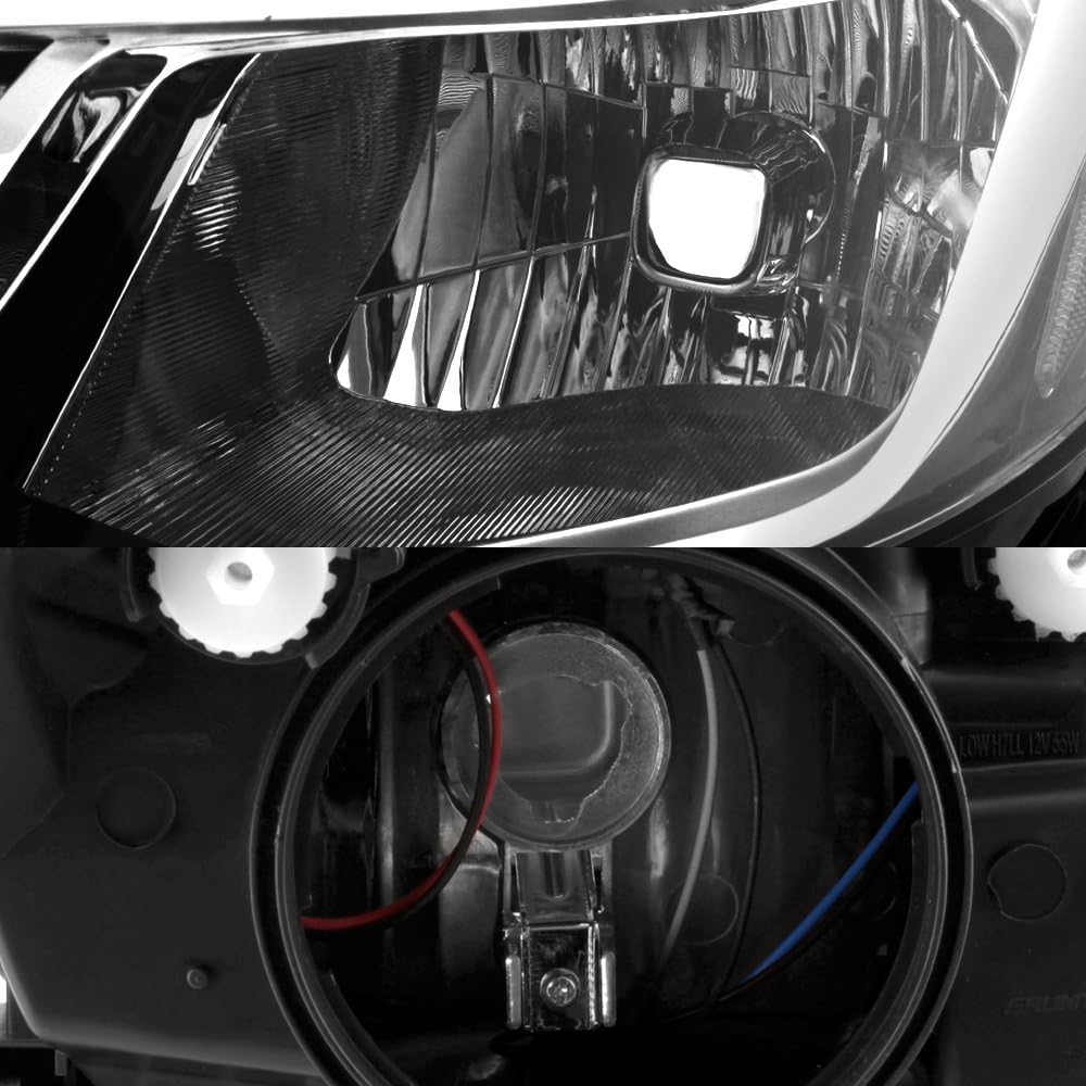 Headlight Driver Pair Left Passenger Side Replacement R480