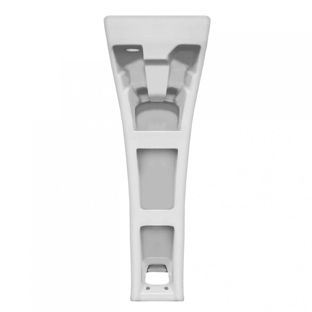 White Rectangular Pedestal Bathroom Sink I19243