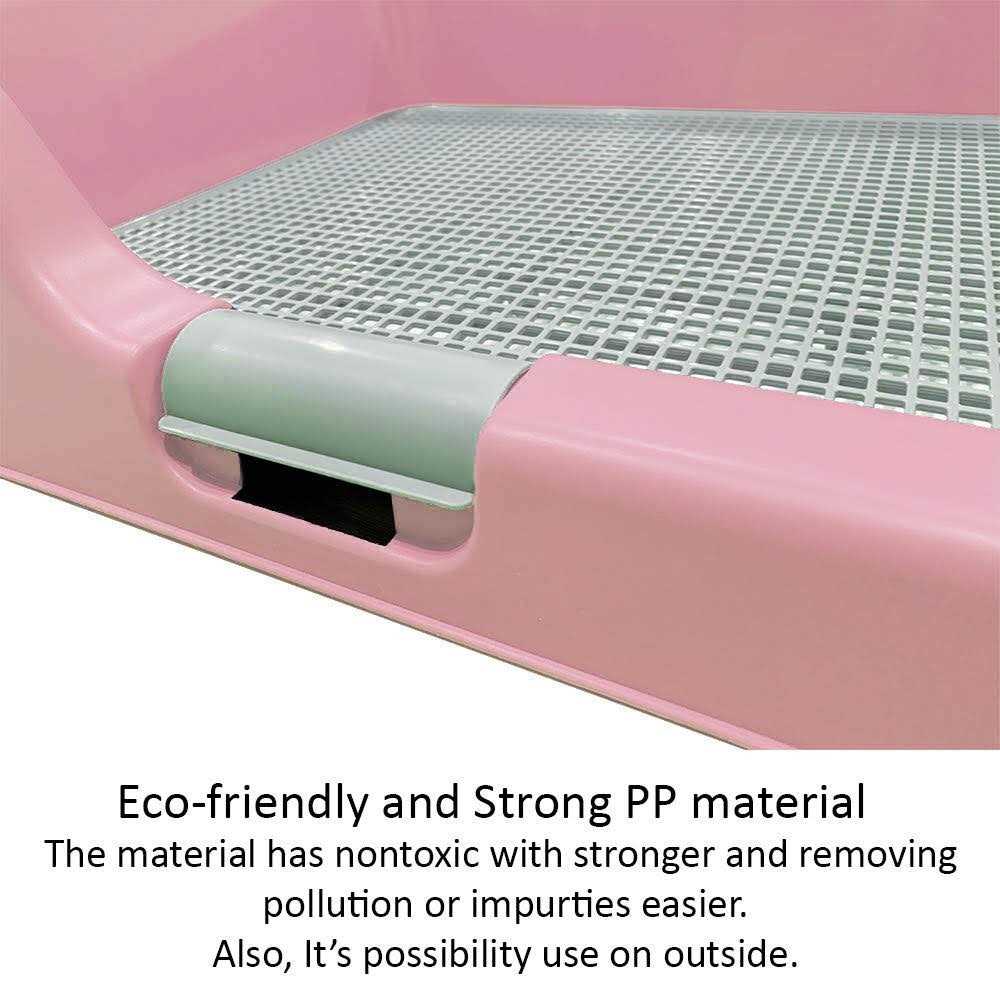 Indoor Dog Potty Tray with Protection Wall P479