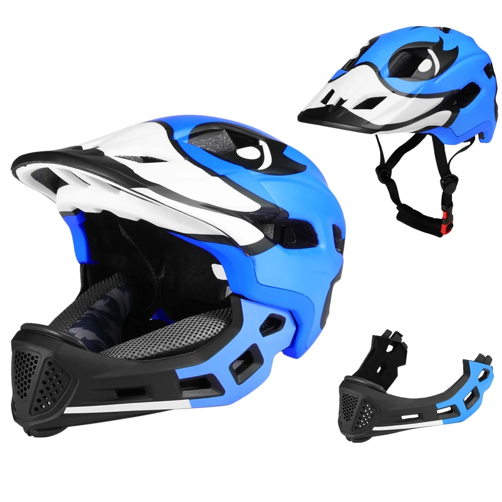 Kids Detachable Full Face Sports Safety Helmet Q9413
