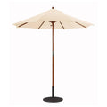 7.5 ft. Dark Wood Cafe Velum Sunbrella Umbrella M90217