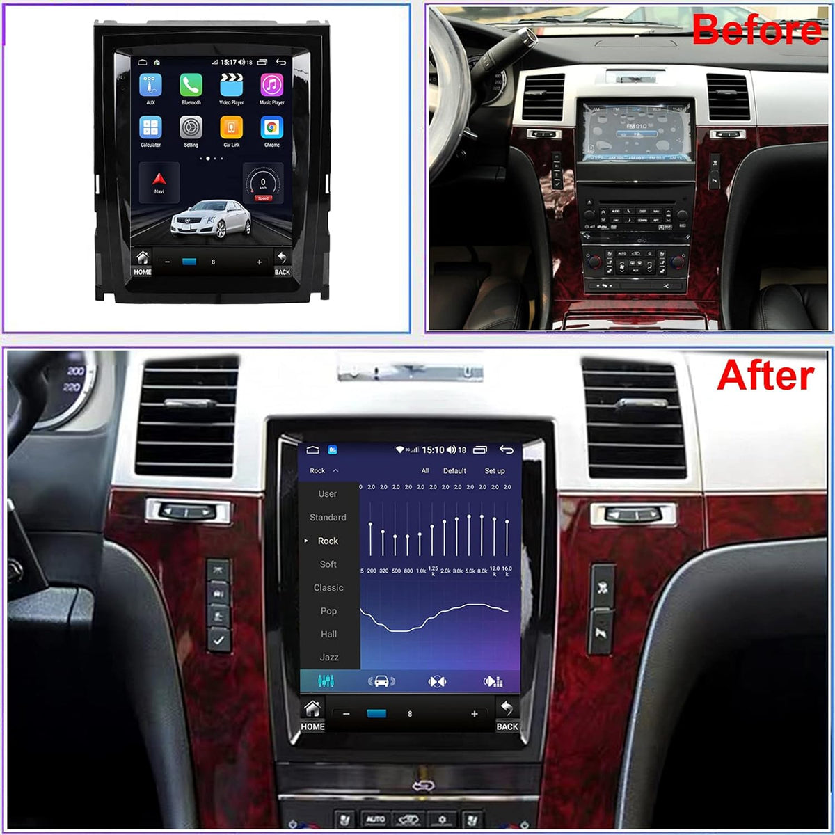 10.4inch Android 11 Touch Screen Stereo for Cadillac Escalade 2007-2014 E191131