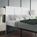 White Wooden Adjustable Headboard Z8025