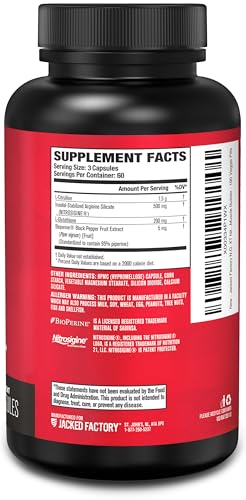 Nitric Oxide Supplement with L Arginine L Citrulline 90 Caps Y647894
