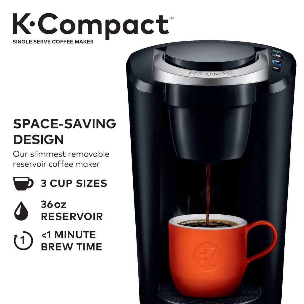 Black Single-Serve K-Cup Pod Coffee Maker O671