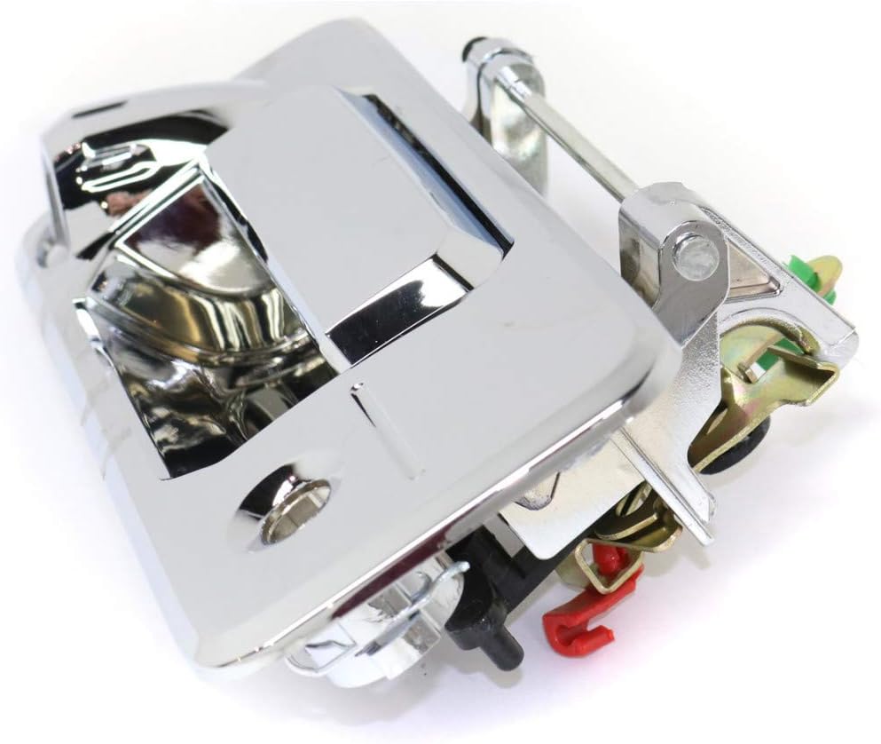 Chrome Plastic Tailgate Handle with Cam and Key Holes Pack of 2 K627637