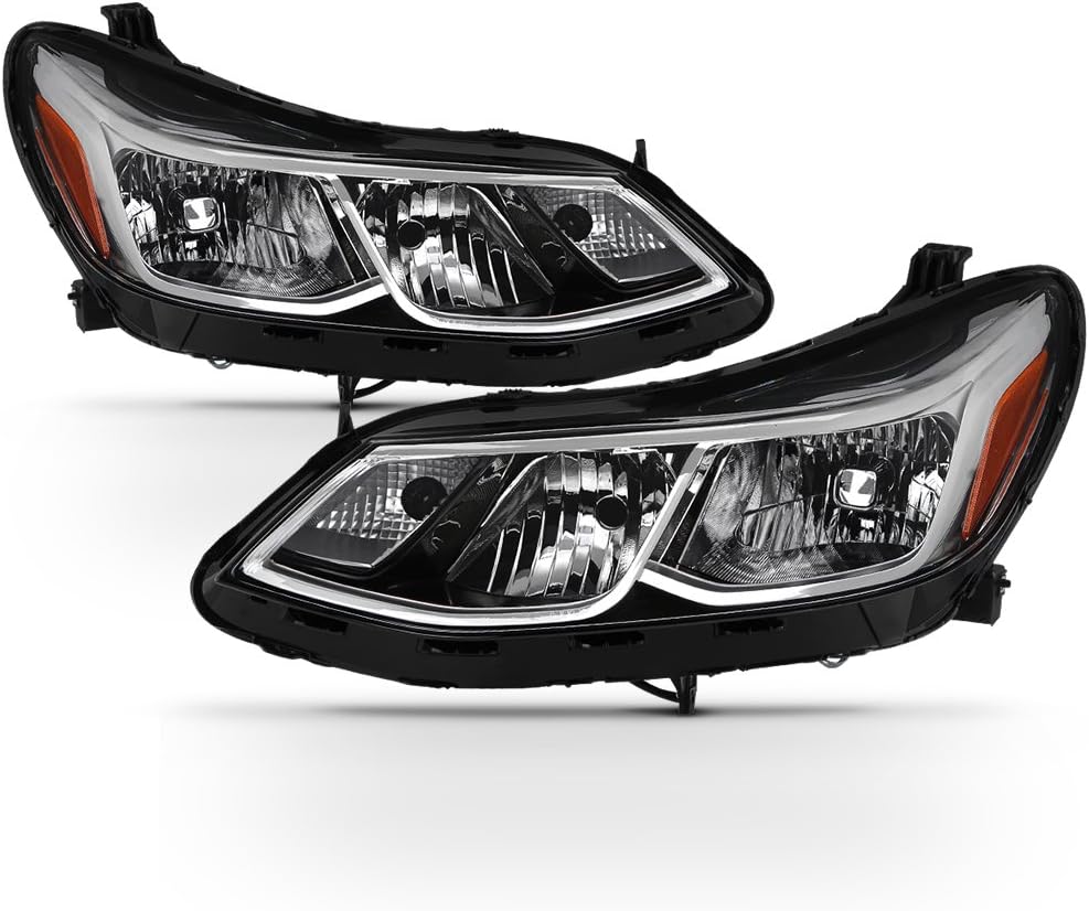 Headlight Driver Pair Left Passenger Side Replacement R480