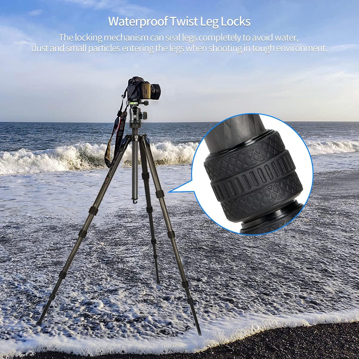Carbon Fiber Tripod with Triangular Center Column P10305