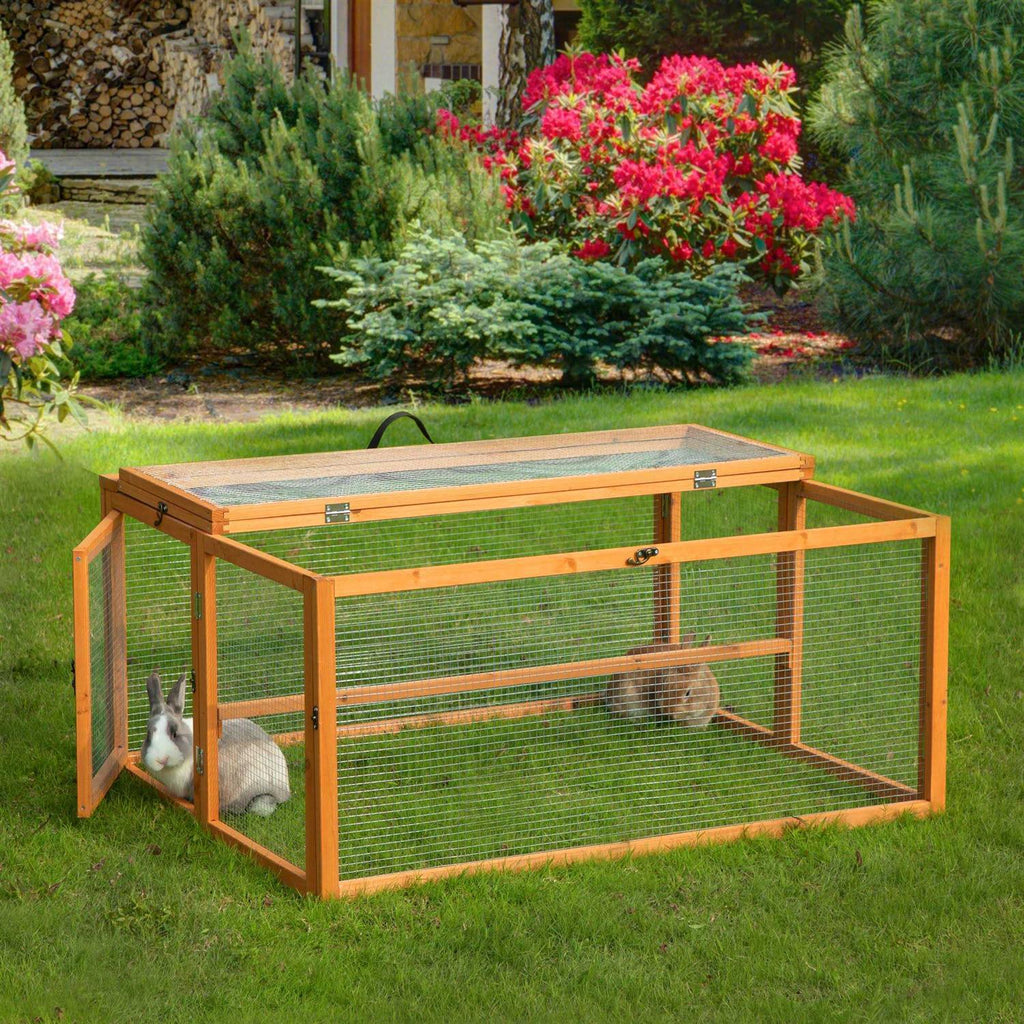 Chicken Coop & Roosting Bar Small Pet Hutch F69372