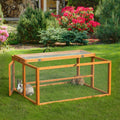 Chicken Coop & Roosting Bar Small Pet Hutch F69372