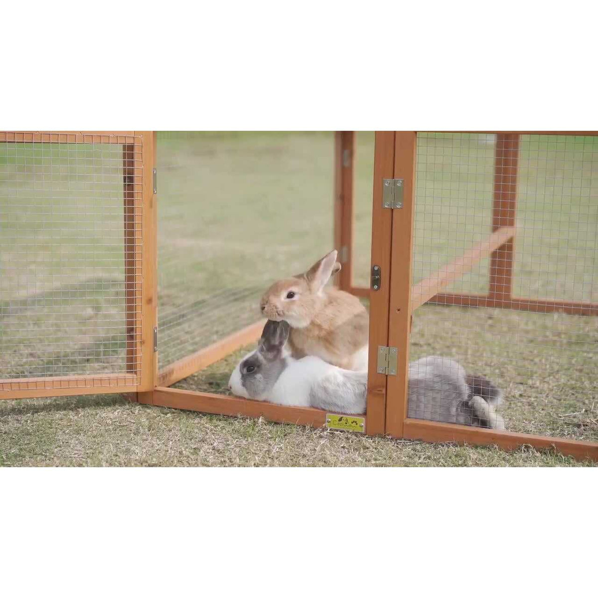 Chicken Coop & Roosting Bar Small Pet Hutch F69372