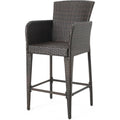 Multi Brown Wicker Barstool Set of 2 L982436