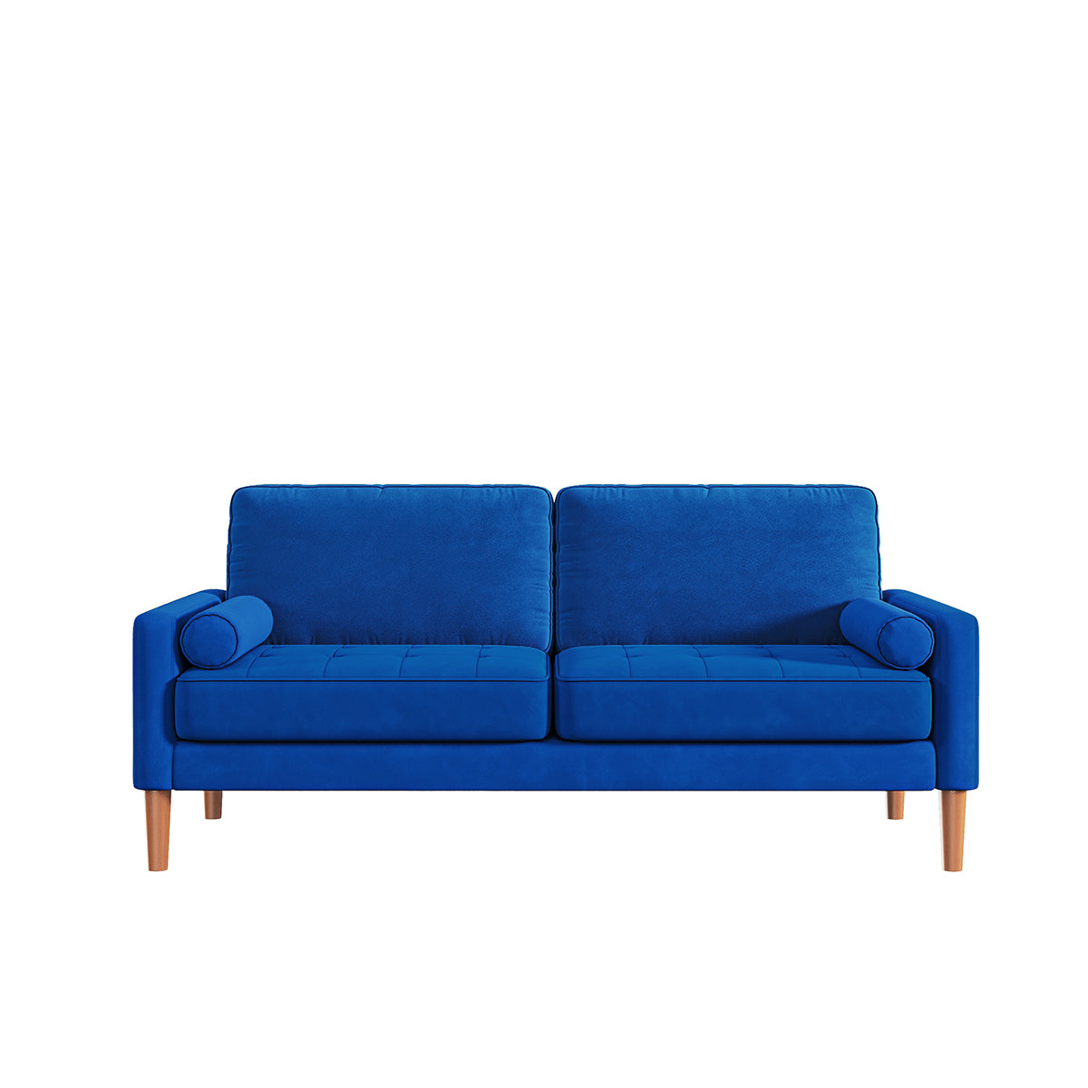 Blue L Shaped Sofa Couch 2 Seater Loveseat C430717