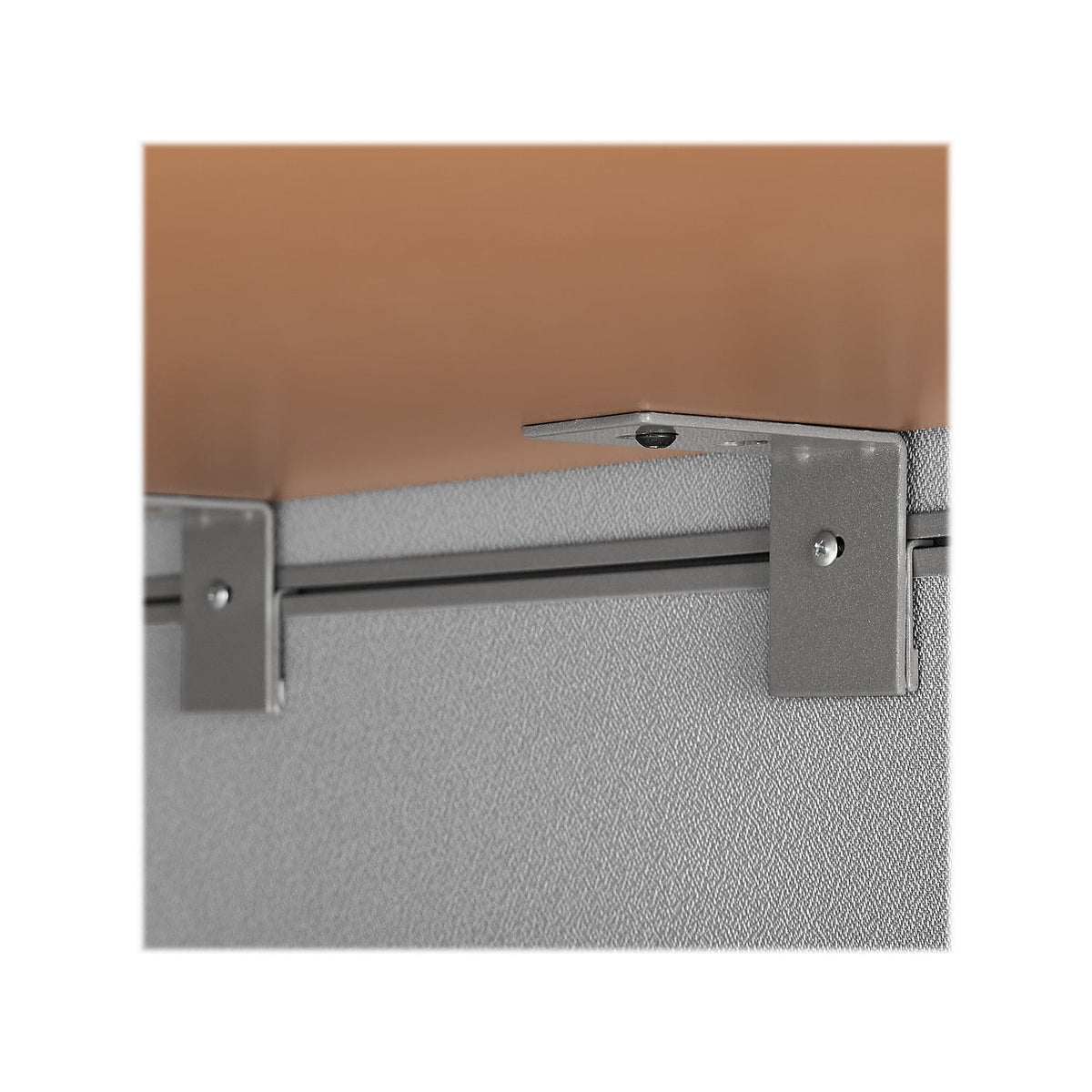 Office Cubicle Desk Set with Closed Panels in White A103744