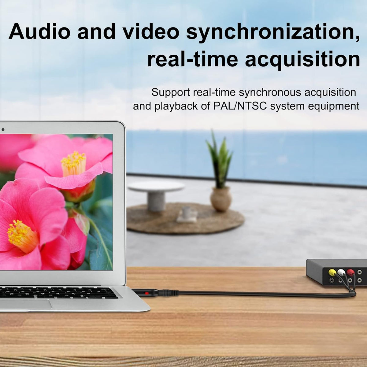 USB 2.0 AV RCA Video Audio Capture Card Adapter D36129