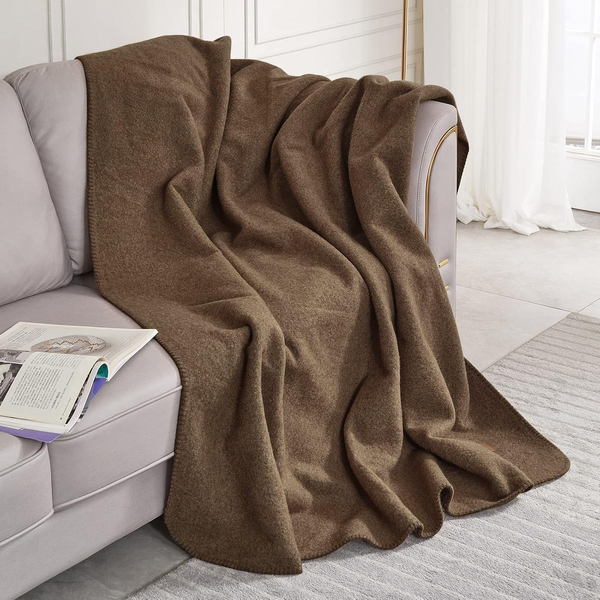 Merino Wool 60×80Inches Throw Blanket T979090