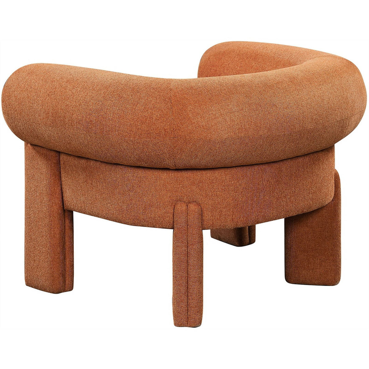 Cognac Fabric Accent Chair J96305