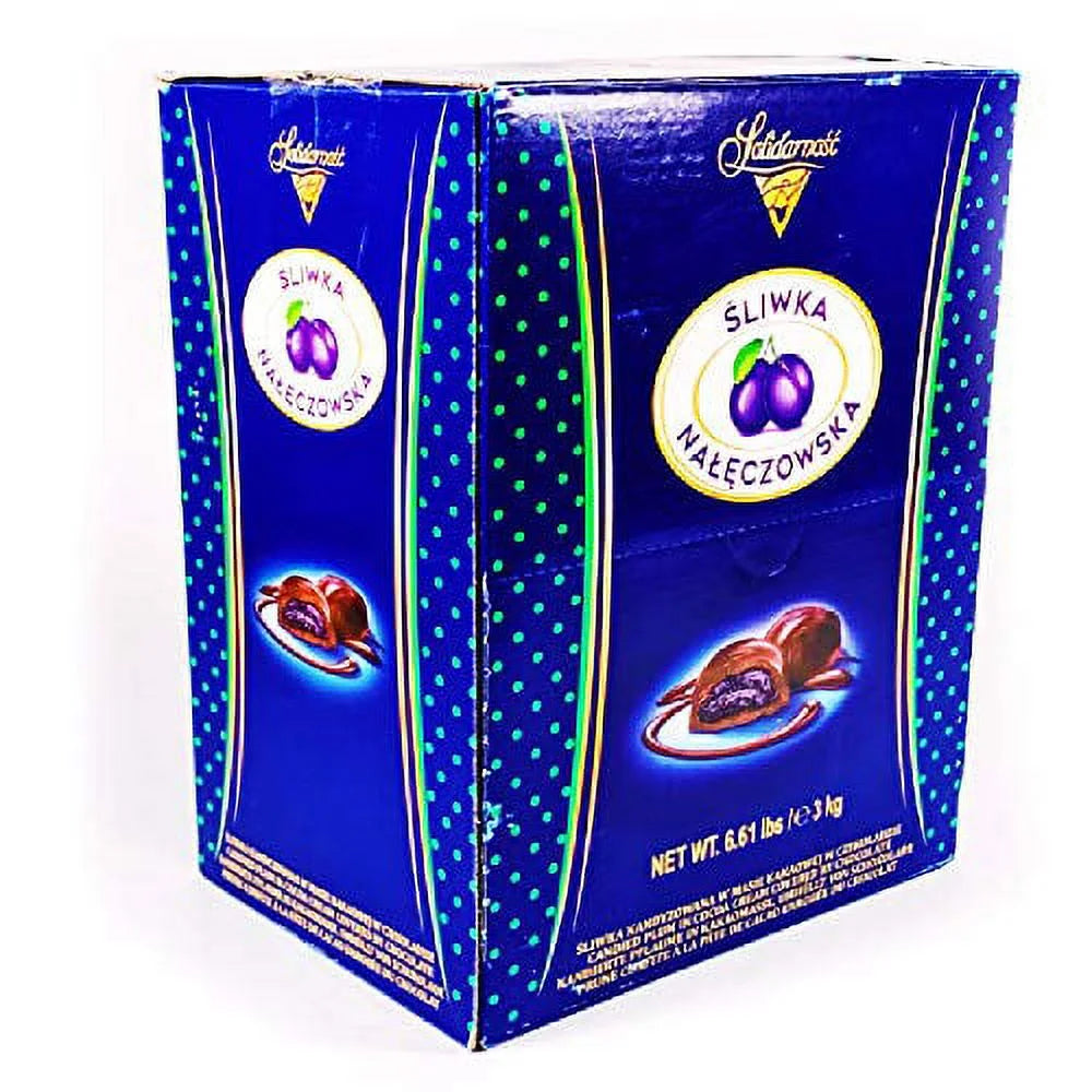 Candied Plums With Cocoa Cream And Chocolate 3 Kg K951