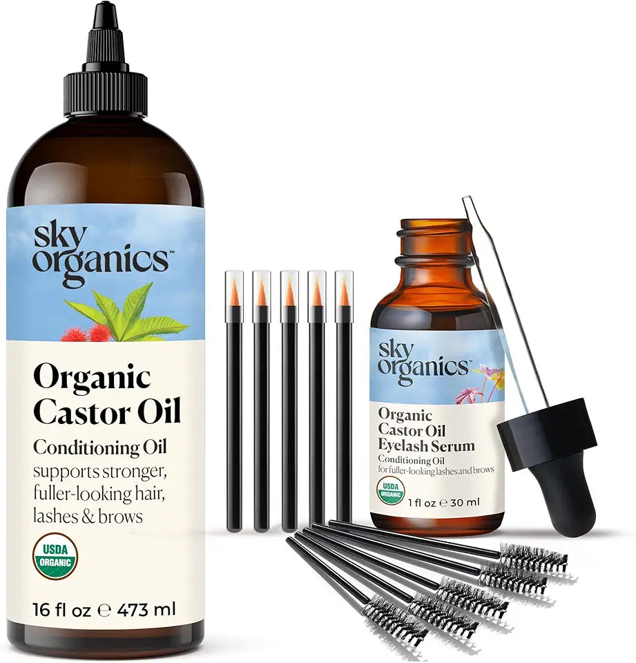 Castor Oil Eyelash Serum V379