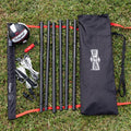 32-ft Outdoor Volleyball Net with Adjustable Steel Poles and Ball P93940