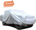 6 Layers Waterproof All Weather Car Cover with Zipper Door E630010