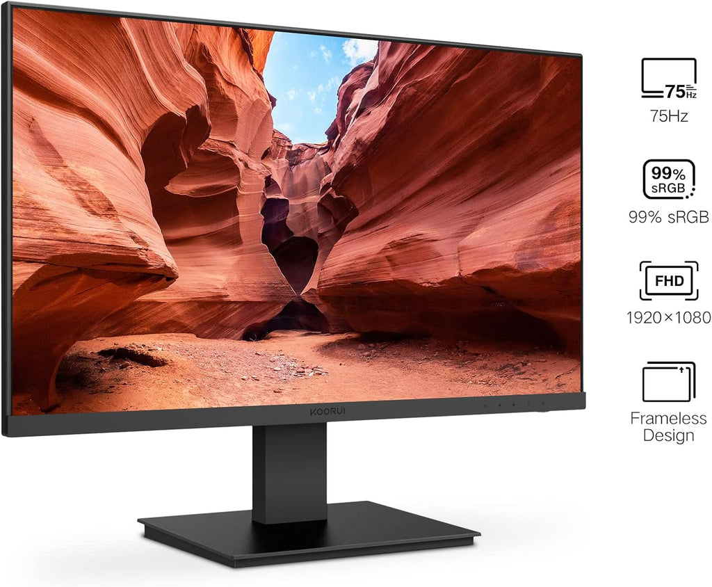 Gaming Laptop with Core i5-12500H, NVIDIA GeForce RTX 3050, 24 Inch Computer Monitor Full HD 1920 x 1080p VA Display 75Hz 3000:1 Contrast Ratio I879700