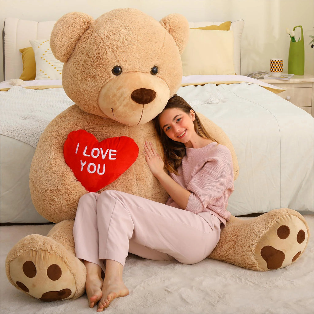 Brown Giant Teddy Bear 6ft Stuffed Animal Jumbo Human Size Teddy Bear U59385