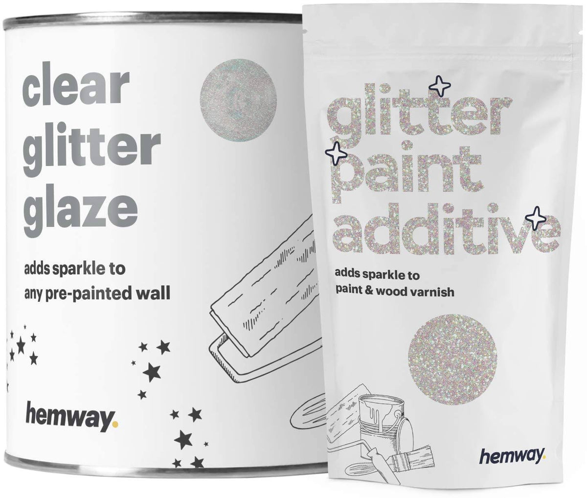 1L Clear Glitter Glaze K73113