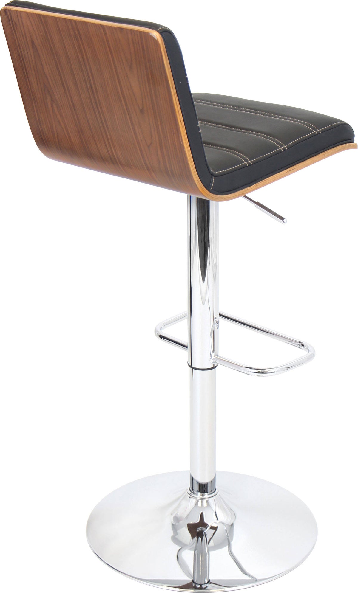 Walnut/Black Barstool I52828